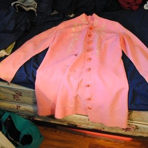 Vintage Pink Light Coat - Brand unknown